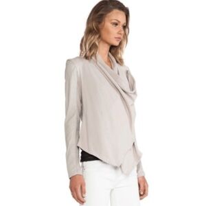 Blank NYC Cream Drape Front Jacket